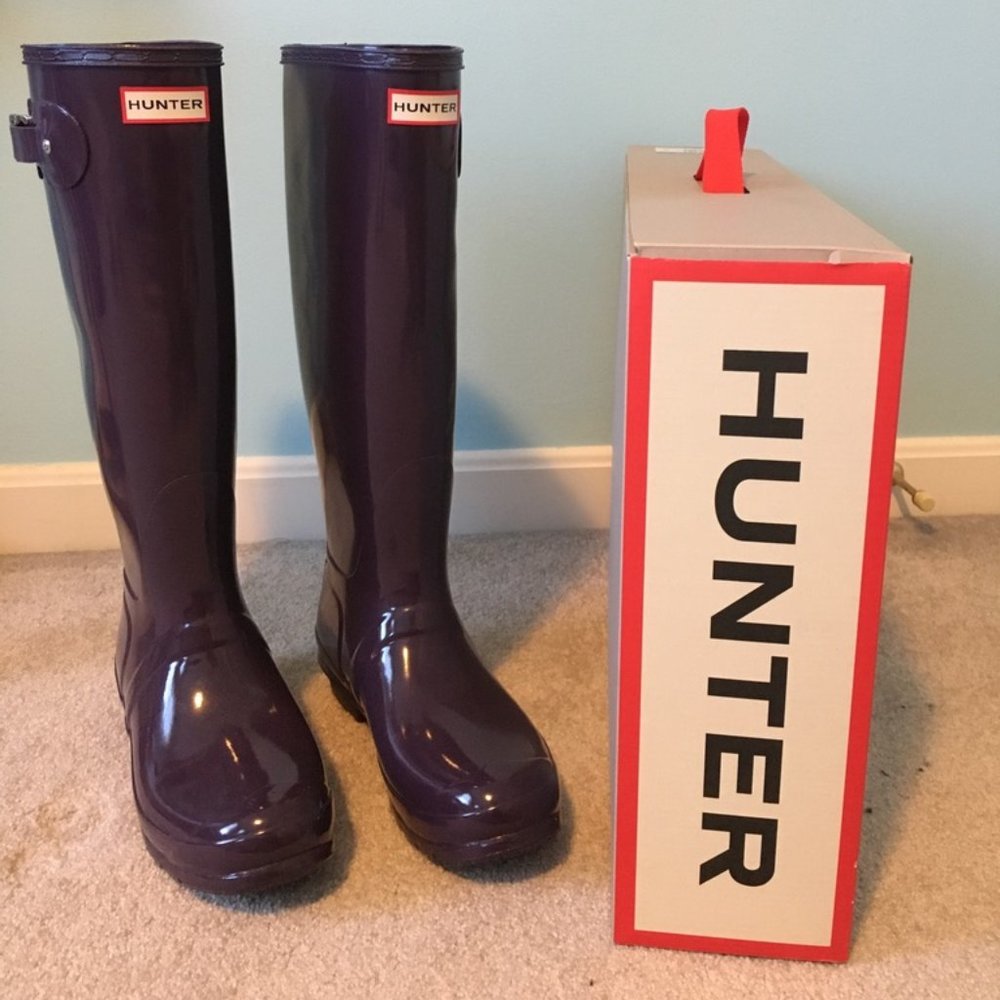 Purple Hunter Rain Boots